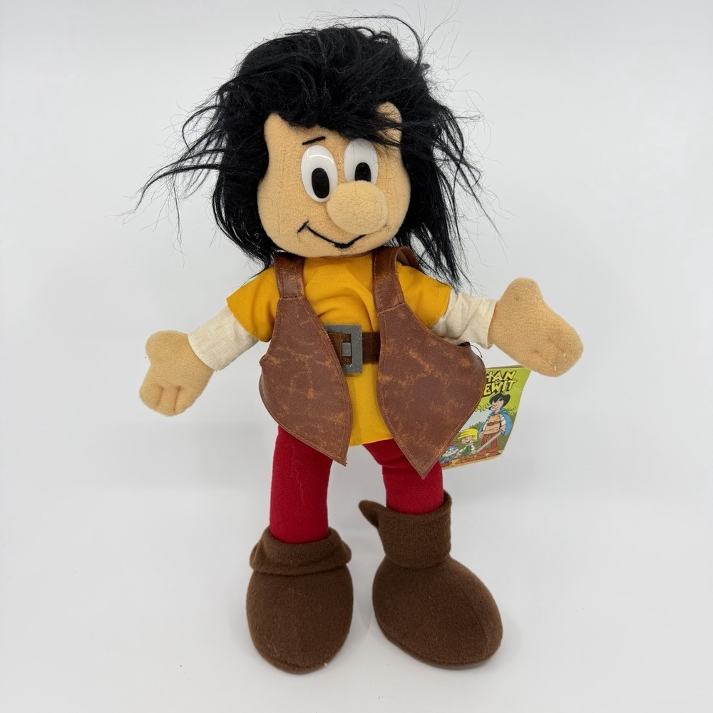 1983 Wallace Berrie Smurfs Sir Prince Johan 13" Peyo plush doll Vintage Rare Tag